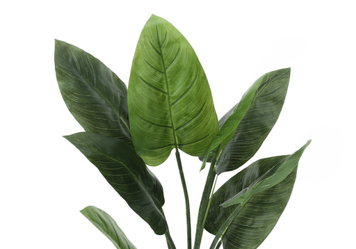 37" Tall, Artificial Plant, Aureum Tree, Indoor, Faux, Fake, Floor, Greenery, Potted, Real Touch, Decorative - Green / Black - R&R Furniture Gallery (Fountain Valley, CA)