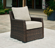 Brook Ranch - Lounge Chair With Cushion - Brown - R&R Furniture Gallery (Fountain Valley, CA)