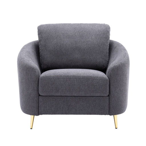Yuina - Chair - Gray Linen - R&R Furniture Gallery (Fountain Valley, CA)