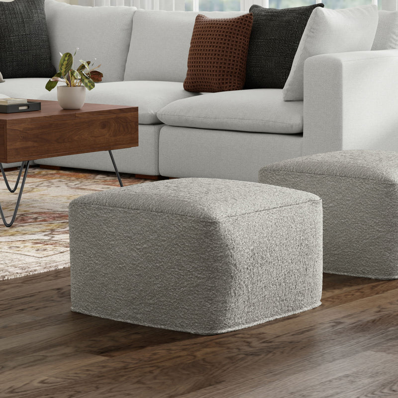 Chantal - Square Pouf - R&R Furniture Gallery (Fountain Valley, CA)