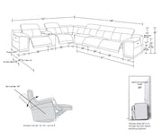 9762 - Power Reclining Sectional - R&R Furniture Gallery (Fountain Valley, CA)