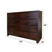 Oberreit - Dresser - Walnut - R&R Furniture Gallery (Fountain Valley, CA)