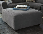 Ambee - Oversized Accent Ottoman - Slate - R&R Furniture Gallery (Fountain Valley, CA)