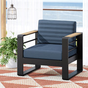 Giovanna - Club Chair Set With Aluminum Frame - R&R Furniture Gallery (Fountain Valley, CA)