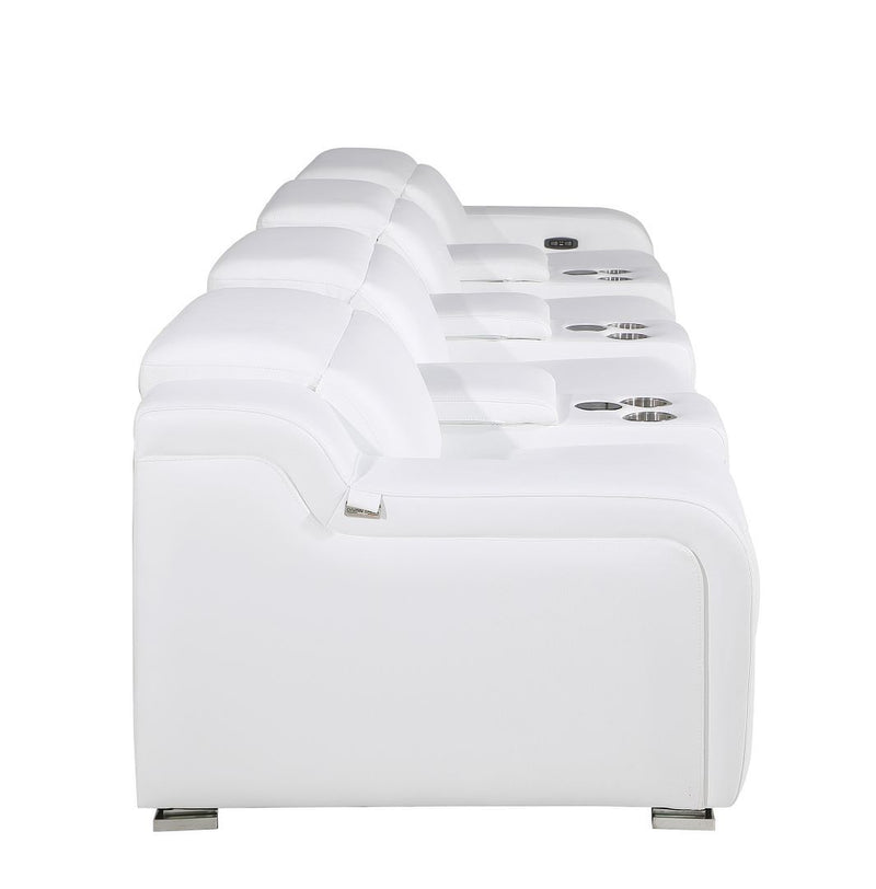 1116 - 7-Piece Modular Power Reclining Sofa In With 4 Power Recliners & Power Headrests