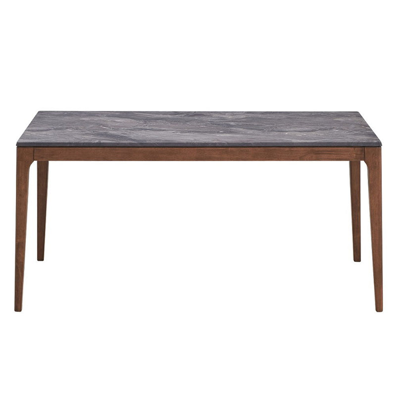 Bevis - Dining Table - Engineered Stone Top & Walnut - R&R Furniture Gallery (Fountain Valley, CA)