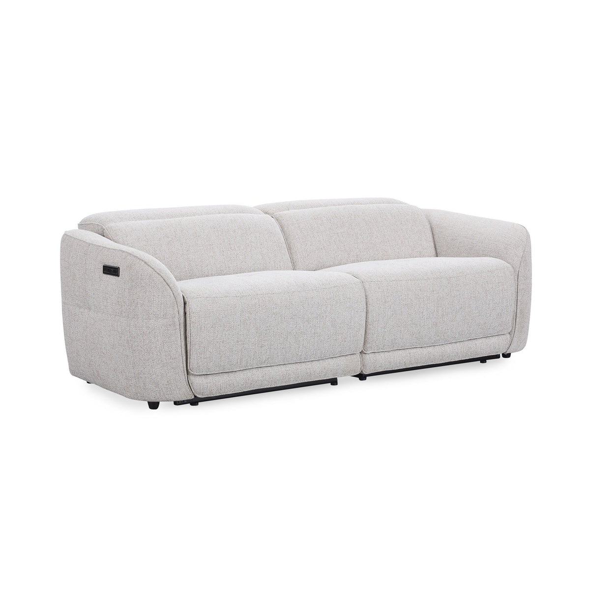 Ostend - Upholstered Power Recliner Sofa - Gray - R&R Furniture Gallery (Fountain Valley, CA)
