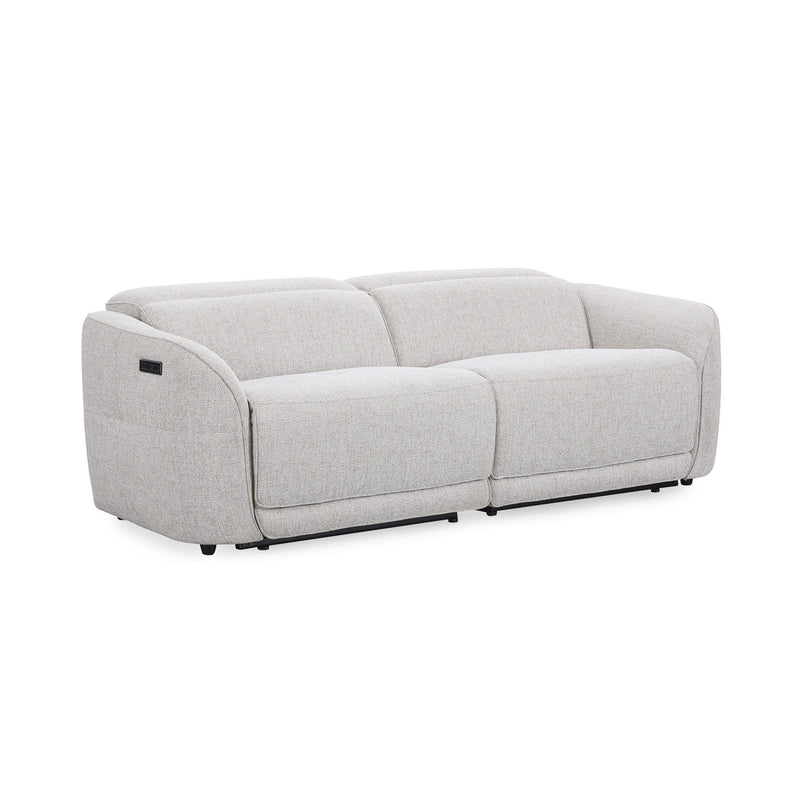 Ostend - Upholstered Power Recliner Sofa - Gray - R&R Furniture Gallery (Fountain Valley, CA)