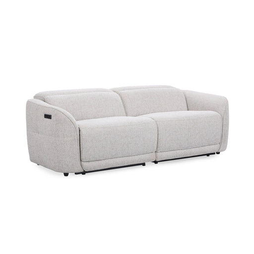 Ostend - Upholstered Power Recliner Sofa - Gray - R&R Furniture Gallery (Fountain Valley, CA)