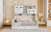 Daybed With All-In-One Cabinet And Shelf - R&R Furniture Gallery (Fountain Valley, CA)