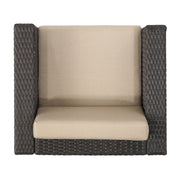Stylish Outdoor Club Chair With Weather Resistant Cushions - R&R Furniture Gallery (Fountain Valley, CA)
