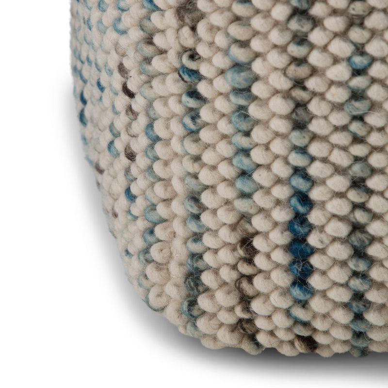 Zoey - Handcrafted Woven Cube Pouf - R&R Furniture Gallery (Fountain Valley, CA)