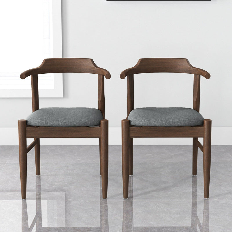 Leon - Mid-Century Modern Dining Chair (Set of 2) - R&R Furniture Gallery (Fountain Valley, CA)