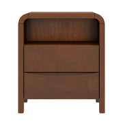 Lionel - Nightstand 2 Drawer - Brown - R&R Furniture Gallery (Fountain Valley, CA)
