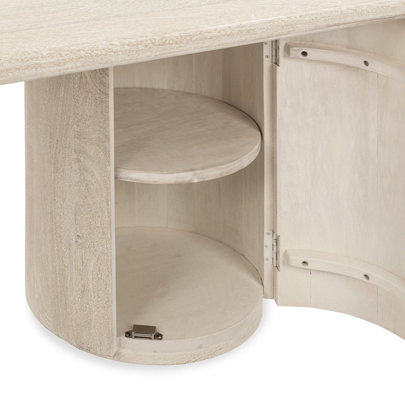 Adir - Desk - Cream - R&R Furniture Gallery (Fountain Valley, CA)