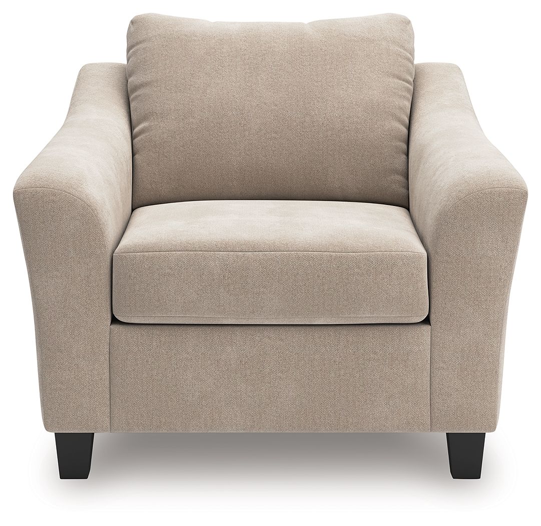 Willarae - Chair And A Half - Taupe - R&R Furniture Gallery (Fountain Valley, CA)