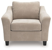 Willarae - Chair And A Half - Taupe - R&R Furniture Gallery (Fountain Valley, CA)