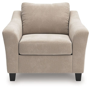 Willarae - Chair And A Half - Taupe - R&R Furniture Gallery (Fountain Valley, CA)