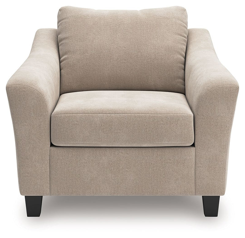 Willarae - Chair And A Half - Taupe - R&R Furniture Gallery (Fountain Valley, CA)