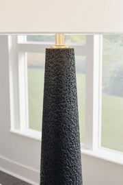 Hallburg - Poly Floor Lamp - Black - R&R Furniture Gallery (Fountain Valley, CA)