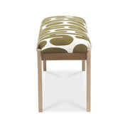 Arielle - Embroidered Bench - Olive / White - R&R Furniture Gallery (Fountain Valley, CA)