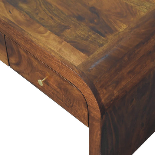 Darcy - Coffee Table, 2 Drawer - Chestnut - R&R Furniture Gallery (Fountain Valley, CA)