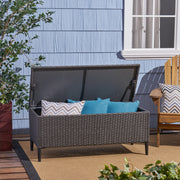 Rupert - Storage Unit Resin Wicker Outdoor - R&R Furniture Gallery (Fountain Valley, CA)