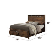 Merrilee - Bed w/Storage - R&R Furniture Gallery (Fountain Valley, CA)