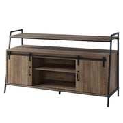 Rashawn - TV Stand - Rustic Oak & Black - R&R Furniture Gallery (Fountain Valley, CA)