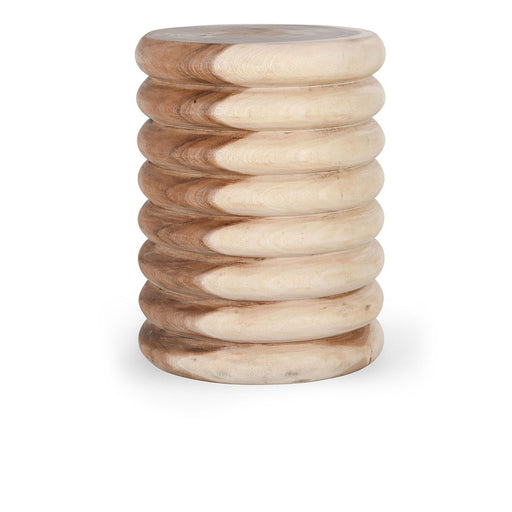 Gala - Round End Table - Natural - R&R Furniture Gallery (Fountain Valley, CA)