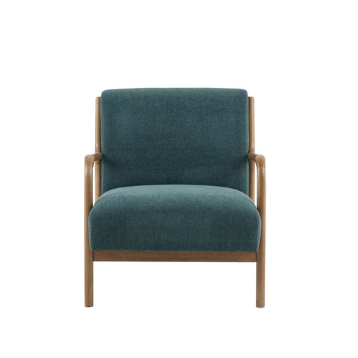 Mid-Century Style Lounge Chair With Upholstered Seat - R&R Furniture Gallery (Fountain Valley, CA)