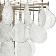 Uttermost Goccia tear drop glass pendant light hanging with a sleek modern design for pendant lighting decor.