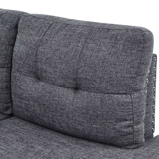 Camden - Power Sectional Sofa With Storage Ottoman And Built In Charging Ports - Gray - R&R Furniture Gallery (Fountain Valley, CA)