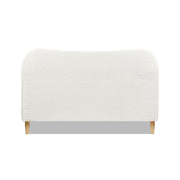 Roman - Curved Headboard Upholstered Platform Bed - R&R Furniture Gallery (Fountain Valley, CA)