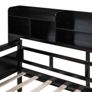 Daybed, Slat Support, With Bedside Shelves And 2 Drawers - R&R Furniture Gallery (Fountain Valley, CA)