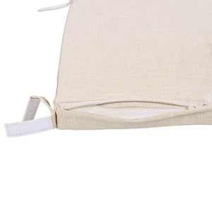 Outdoor Dining Armchair (Set of 2) - Beige / White