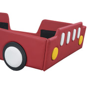 Race Car Shaped Platform Bed With Wheels - R&R Furniture Gallery (Fountain Valley, CA)