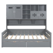 Daybed With All-In-One Cabinet And Shelf - R&R Furniture Gallery (Fountain Valley, CA)