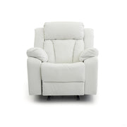 Glory Furniture comfortable rocking motion recliner chair with padded armrests and cushioned seat in a cozy living room setting.