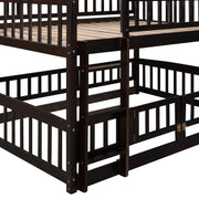 Low Bunk Bed With Slide, Fence And Ladder - R&R Furniture Gallery (Fountain Valley, CA)