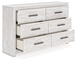 Cayboni - Six Drawer Dresser - Whitewash - R&R Furniture Gallery (Fountain Valley, CA)