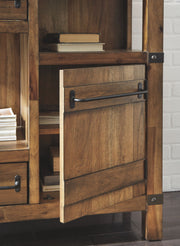 Roybeck - Accent Cabinet - Light Brown / Bronze - R&R Furniture Gallery (Fountain Valley, CA)