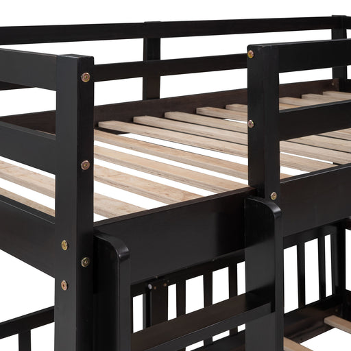 Bunk Bed With Convertible Ladder And Slide - R&R Furniture Gallery (Fountain Valley, CA)
