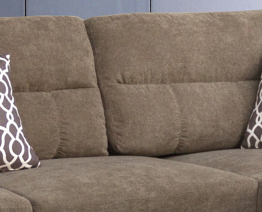 Diego - Fabric Sectional Sofa With Right Facing Chaise, Storage Ottoman, And 2 Accent Pillows - R&R Furniture Gallery (Fountain Valley, CA)