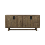 Lyra - 4 Door Buffet - Smoke Brown - R&R Furniture Gallery (Fountain Valley, CA)