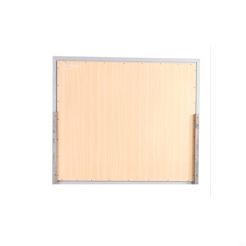 Silver Champagne Alana mirror by Glory Furniture, showcasing a stylish, reflective surface with a sleek, modern frame.