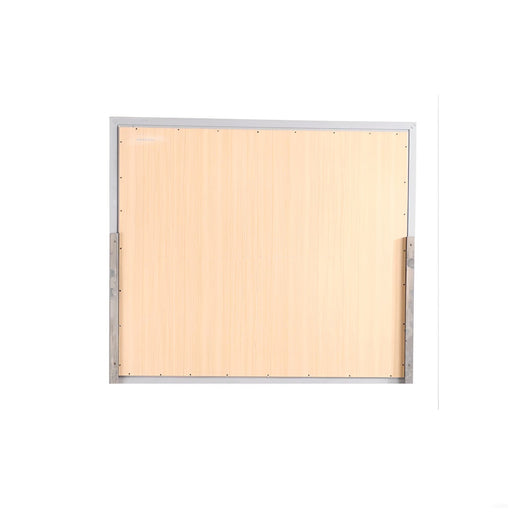 Silver Champagne Alana mirror by Glory Furniture, showcasing a stylish, reflective surface with a sleek, modern frame.