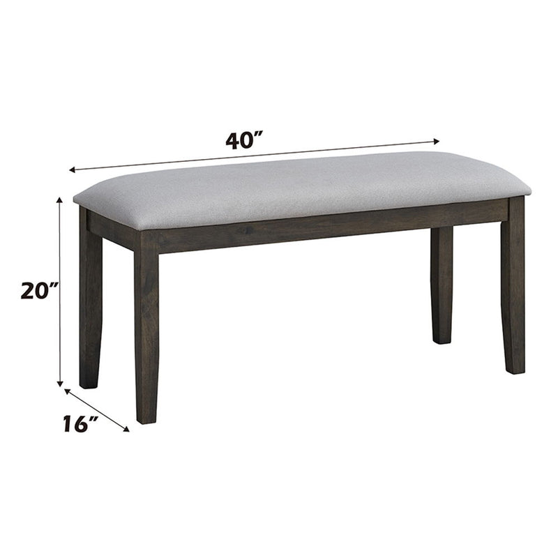 Marit - Bench - Gray - R&R Furniture Gallery (Fountain Valley, CA)