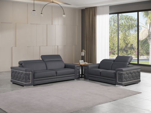 296 - Genuine Leather Living Room Set - R&R Furniture Gallery (Fountain Valley, CA)