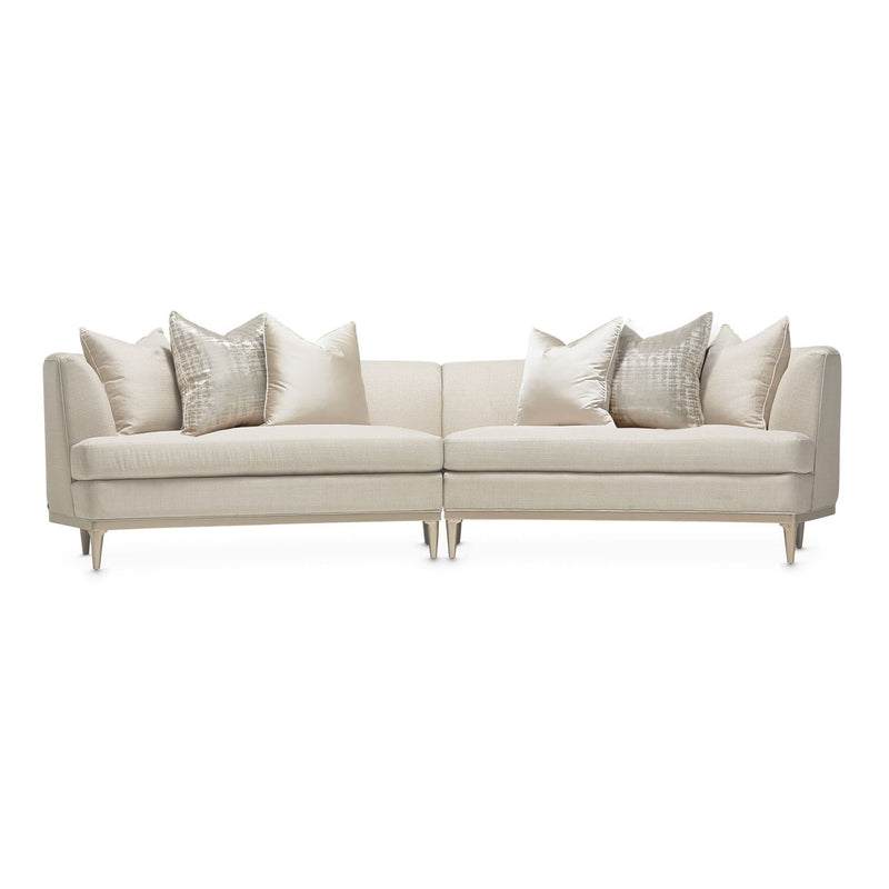 Malibu Crest - 2-Piece Sofa - Pearl / Chardonnay - R&R Furniture Gallery (Fountain Valley, CA)